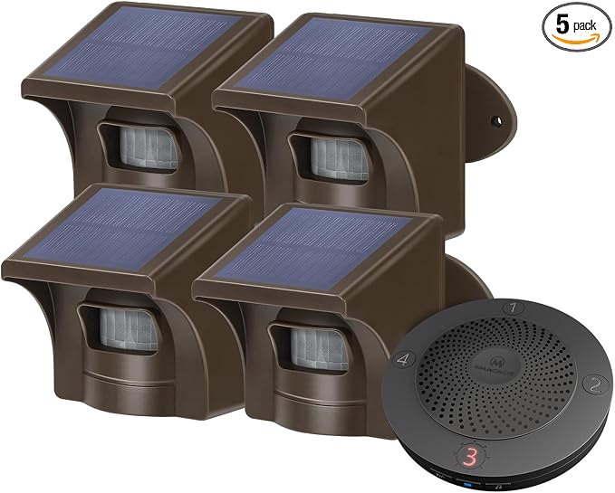 eMACROS Solar Wireless Driveway Alarm System by eMACROS