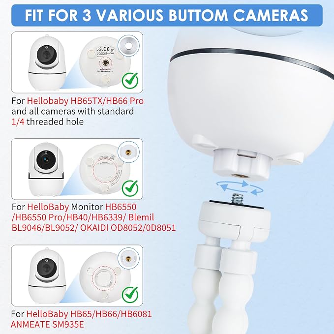 Flexible Baby Monitor Mount for HelloBaby - Image 3