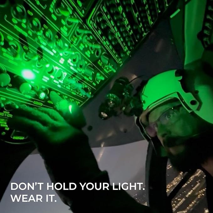 + Case, High Tech Wearable LED Flashlight, Faster and Easier Than a Headlamp - Image 4
