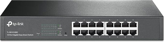 TP-Link 16 Port Gigabit Switch Easy Smart Managed Plug & Play Desktop/Rackmount by TP-Link