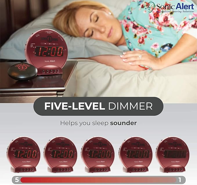 Sonic Alert Sonic Bomb Dual Alarm Clock - Image 3