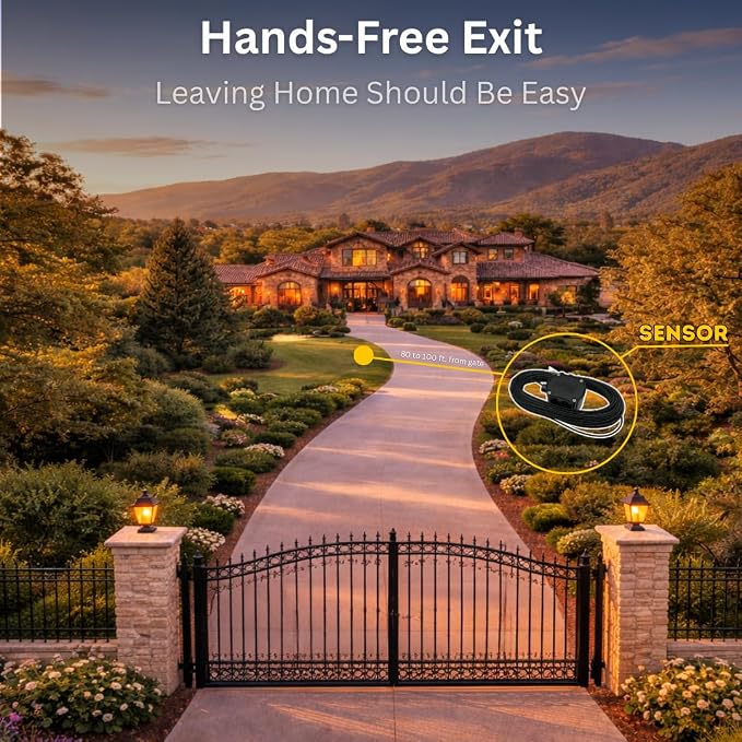 Cartell CP-4 Smart Driveway Free Exit Wand Sensor System - Image 3