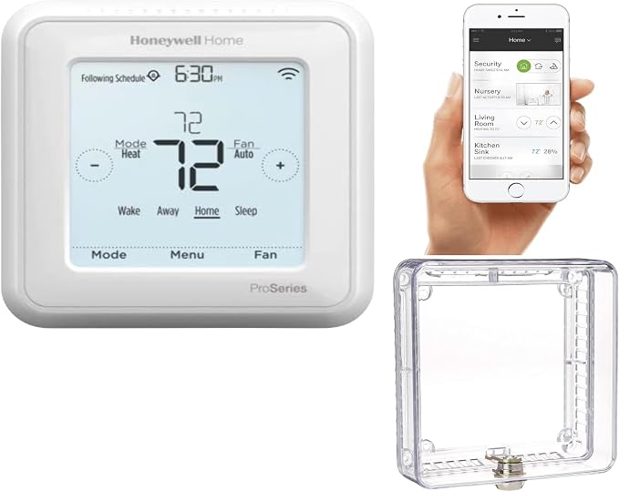 Honeywell TH6220WF2006/U Lyric T6 Pro Wi-Fi Programmable Thermostat, 1 Pack by Playhardest