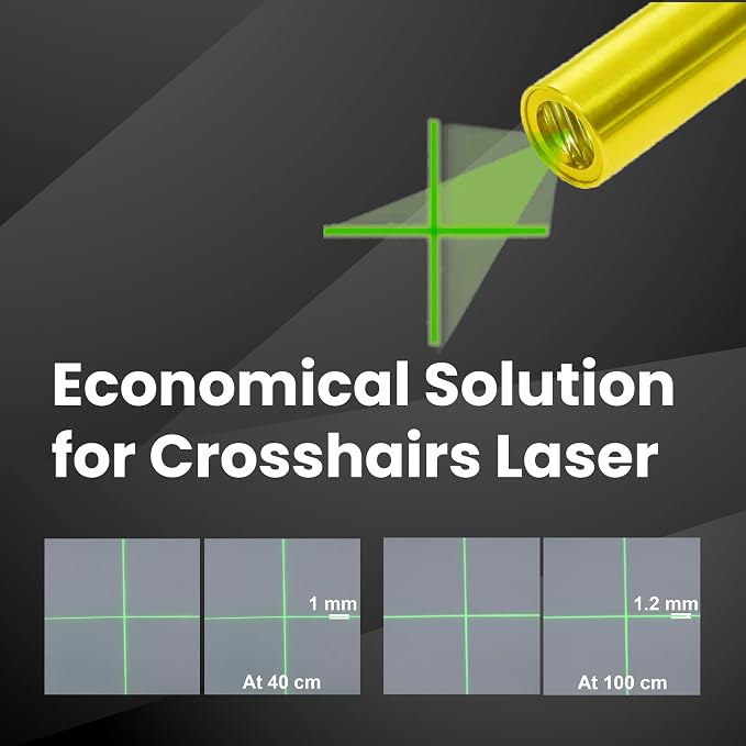 Economical Green Crosshair Laser Module, Class 1 eye-safe, VLM-520-29 LPA - - Image 2