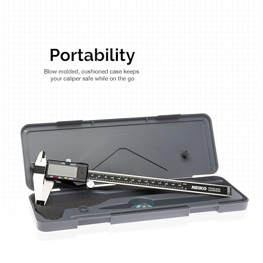 NEIKO 01408A 8” Electronic Digital Caliper Extra Large Display | 0-8 Inches | - Image 6