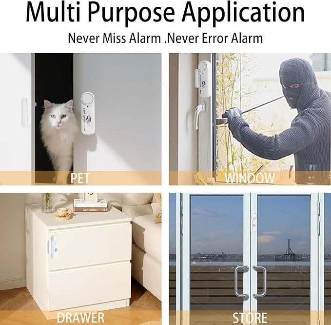 Smart WiFi Door & Window Alarm Sensor Chime - Image 5