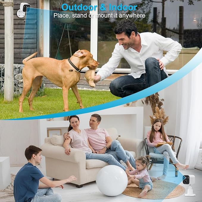 Security Cameras Wireless Outdoor, Battery Powered WiFi Camera - Image 7