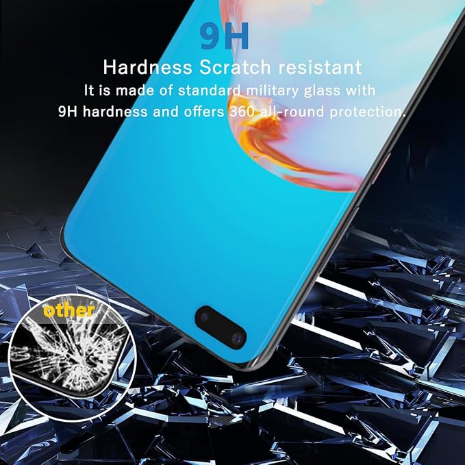 2 Pack Privacy Tempered Glass for Huawei P40 Pro 5G Screen Protector, 9H - Image 7