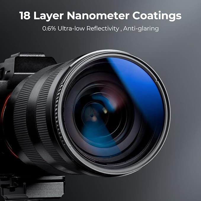 K&F CONCEPT 58mm Circular Polarizer Filter Ultra-Slim 18 Multi-Coated Optical - Image 3