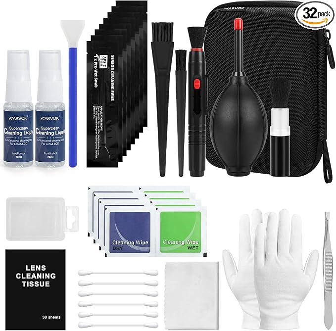ARVOK Professional Camera Cleaning Kit, Including Air Blower/Cleaning by ARVOK