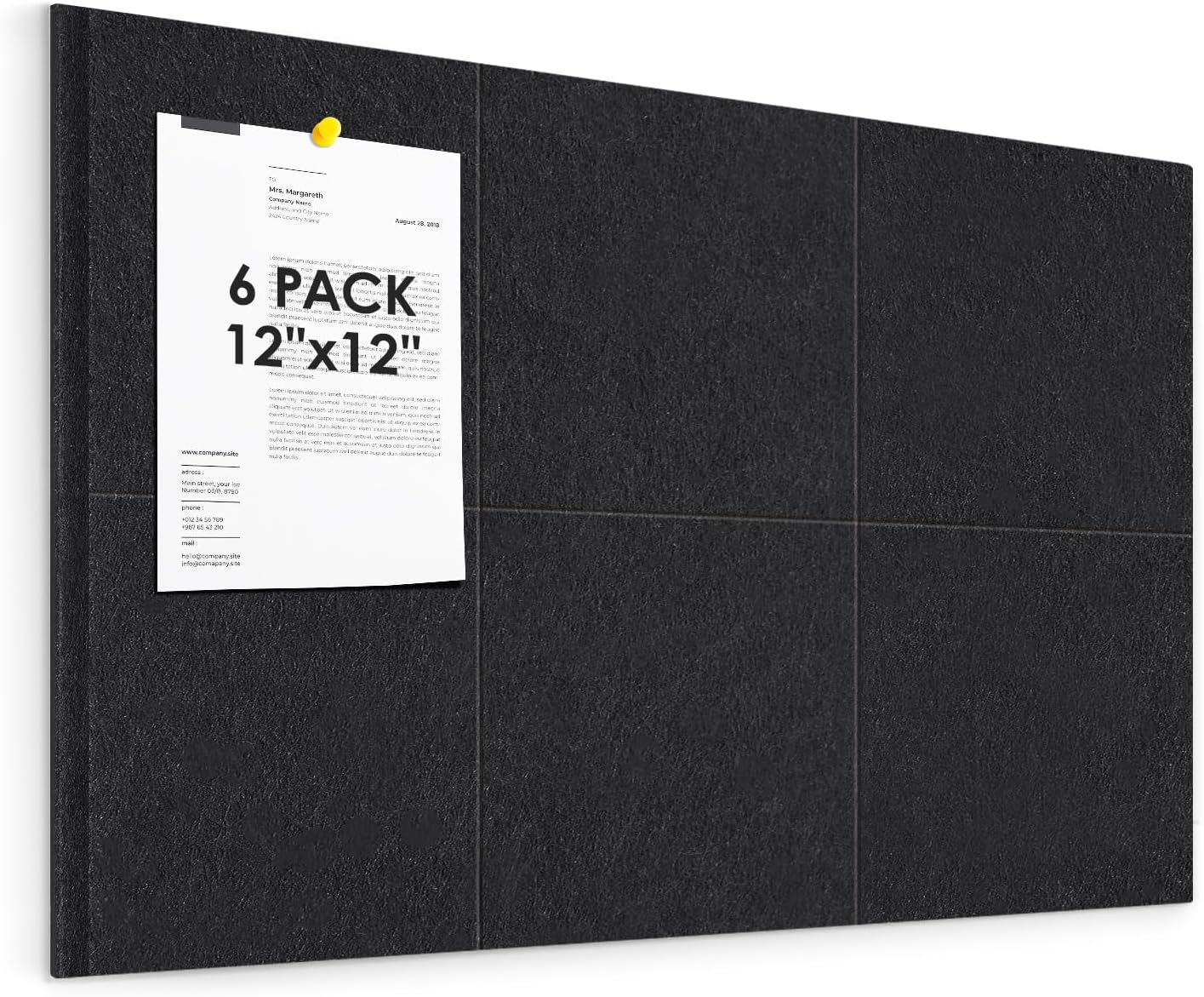 Cork Board for Wall,Felt Wall Tiles with Safe Removable Adhesive Tabs,Bulletin Board for Home Office Kitchen,Pin Board Notice Board for Photos Memos