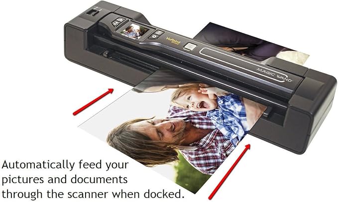 Vupoint Solutions PDSDK-ST470R-VP Magic Wand Portable Scanner ST470 w/ Docking - Image 3