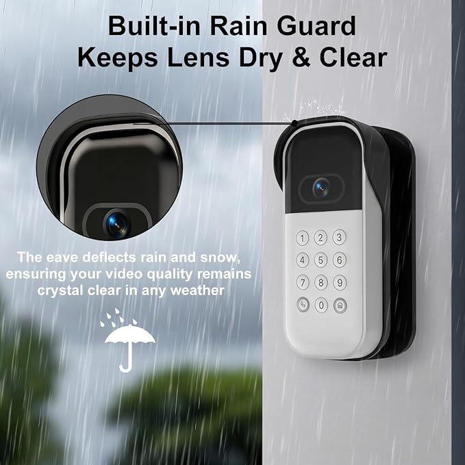 Swivel Mount for myQ Smart Garage Video Keypad, Weatherproof Angle Mounting - Image 5