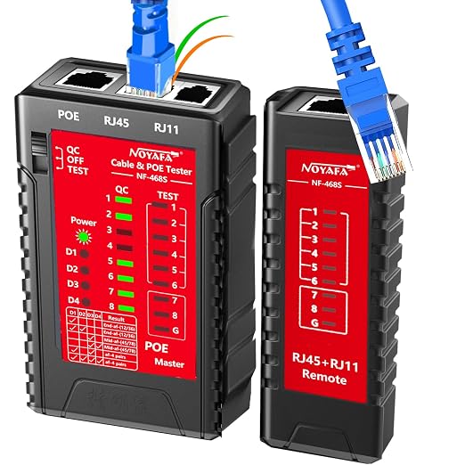 NF-468S RJ45 Network Cable Tester by ZHOUCENetworkCableTester
