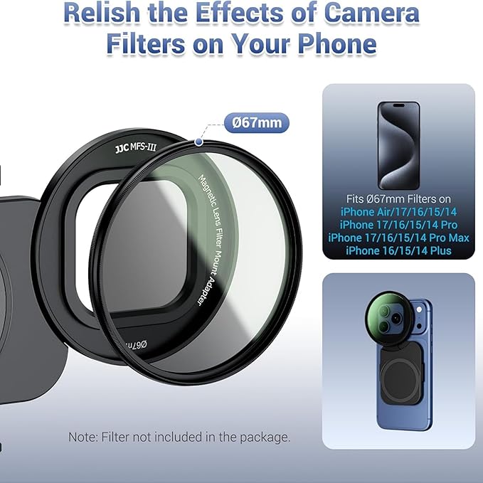 Upgraded 67mm Phone Lens Filter Adapter Mount - Image 3