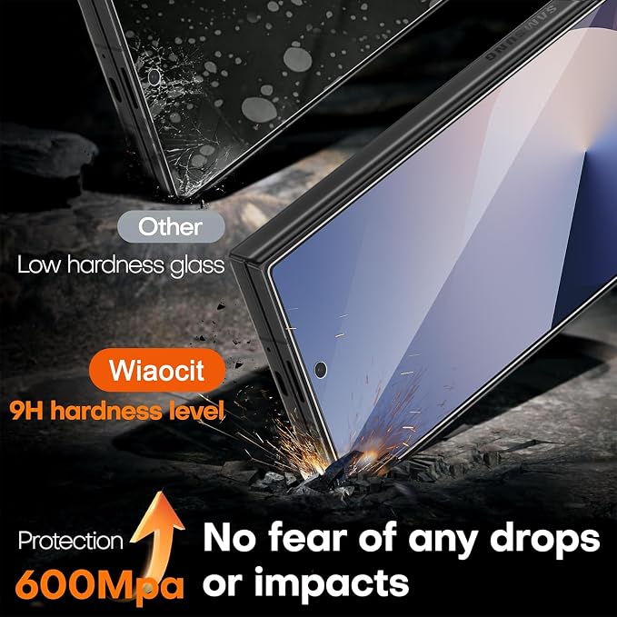 Wiaocit 3 Pack Tempered Glass Screen Protector - Image 3