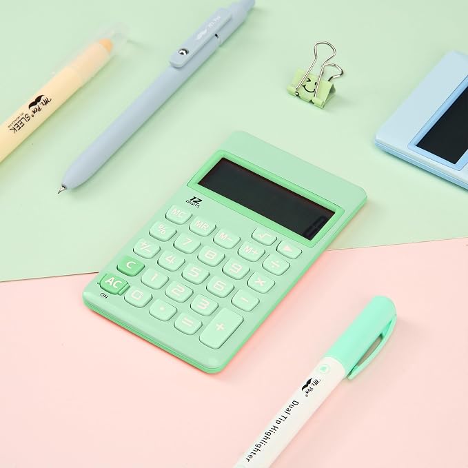 Mr. Pen- Standard Function Calculator, 12 Digits, Small Calculator, Pastel - Image 7