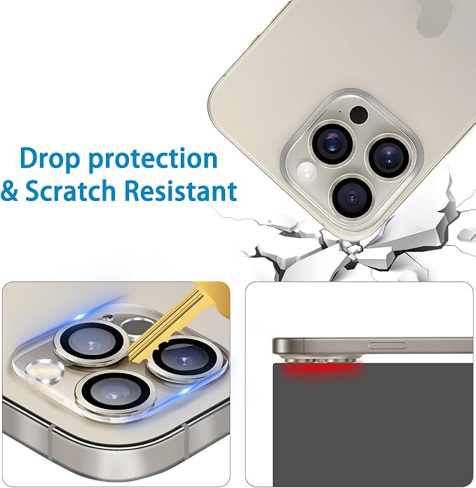 3 Pack Dengduoduo Tempered Glass Camera Lens Protector - Image 5