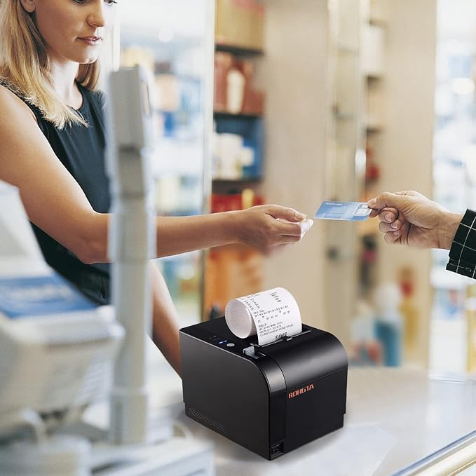 Rongta Thermal Receipt Printer, 80mm Receipt Printers, Thermal Pos Printer - Image 2