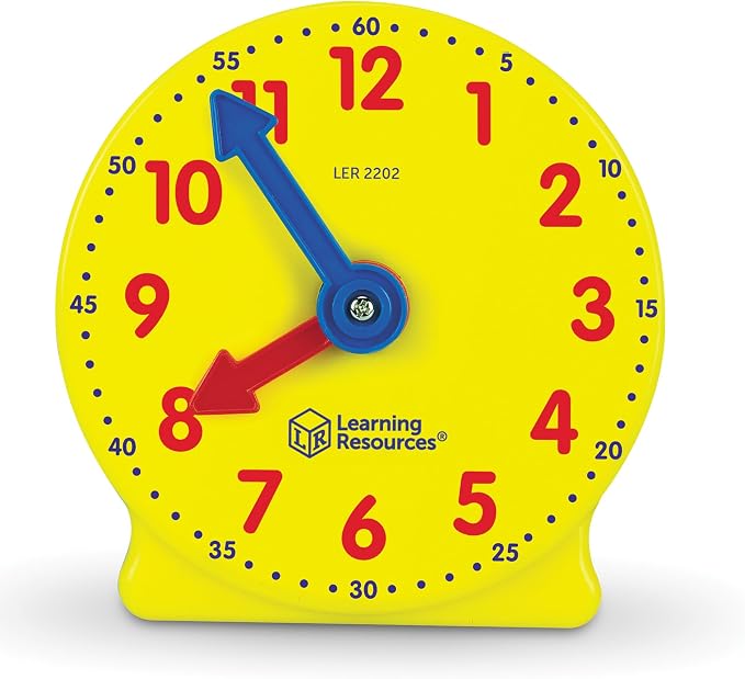 Learning Resources Big Time Mini Clock, Teaching Clock, Classroom Accessories by LearningResources