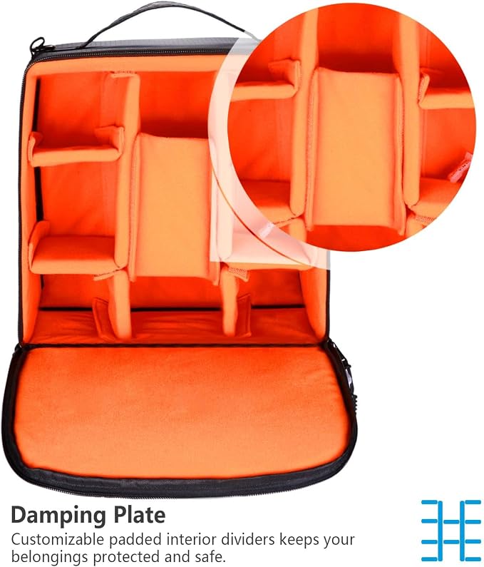 Neewer® Flexible Partition Camera Padded Bag Insert Protection Handbag - Image 7