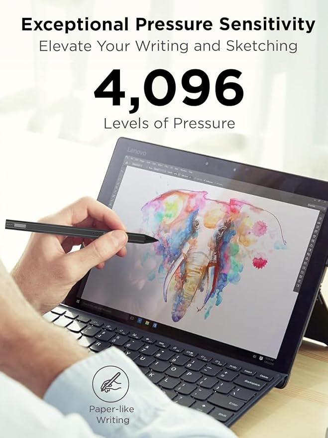 Lenovo Precision Pen 2 – USB-C Charging – Tilt Recognition – Pen is Only - Image 4