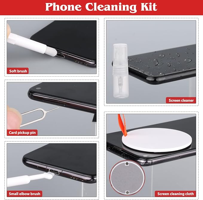 20-in-1 Phone Cleaning Kit, Computer Keyboard Brush Cleaner, Screen Electronic - Image 5