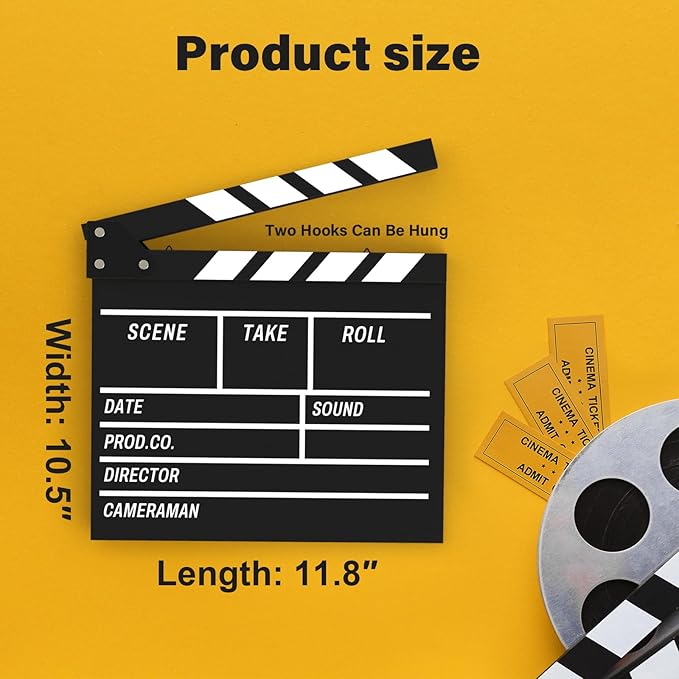 Movie Film Clapboard Hollywood Wooden-Clapper Board Directors Photography - Image 6