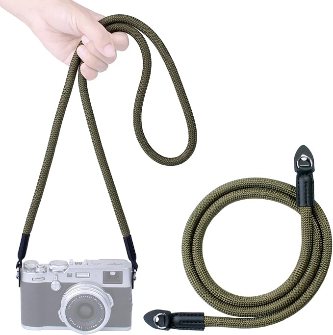 VKO Vintage Camera Neck Strap, Nylon Rope Camera Shoulder Straps - Image 9