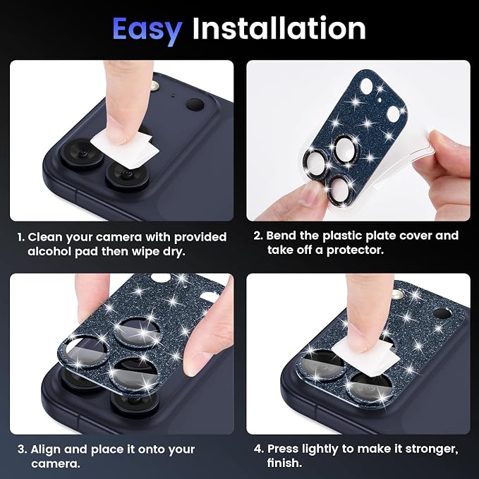 Tensea for iPhone 17 Pro Camera Lens Protector, Metal Aluminum Alloy Tempered - Image 7
