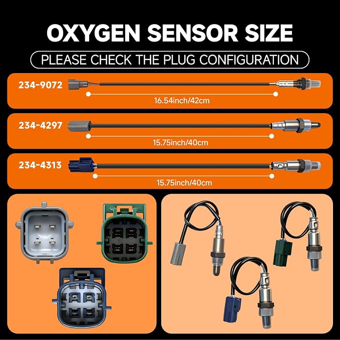 Upstream&Downstream O2 Sensor Set | Direct Replacement - Image 3