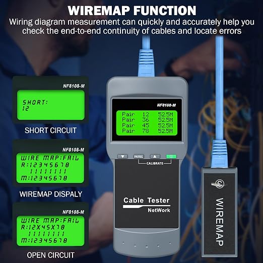 Network Cable Tester, Wire Fault Finder - Image 6