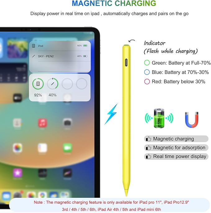 Pencil 2nd Generation Wireless Charging, HATOKU Pencil - Image 2