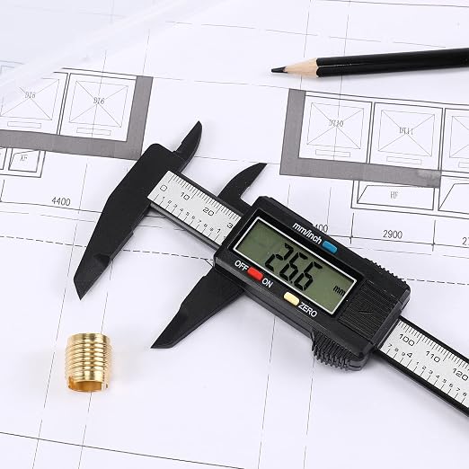 Electronic Digital Calipers, inch and Millimeter Conversion, LCD Screen - Image 4
