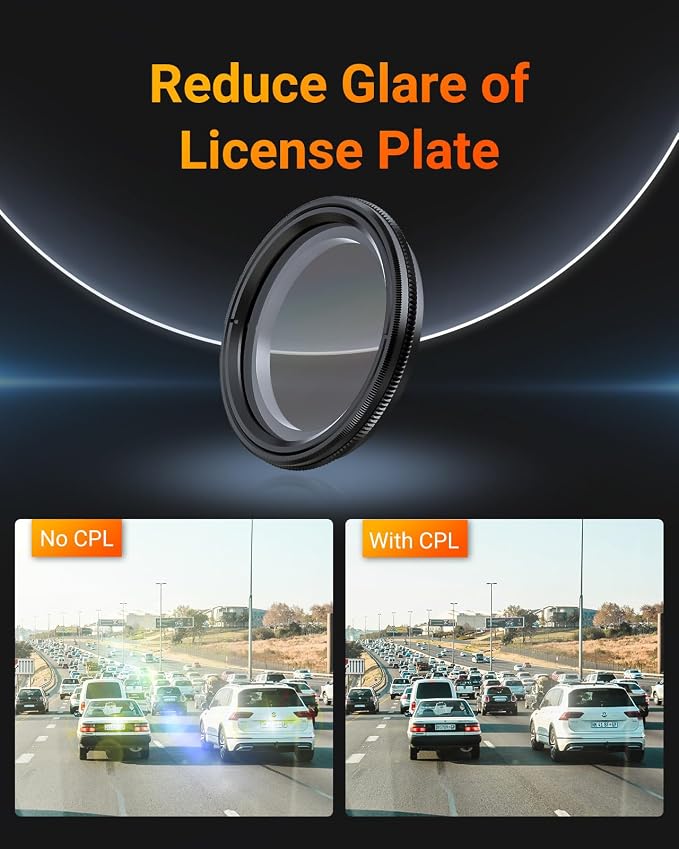 Vantrue 40mm Ultra-Slim CPL Circular Polarizer Filter - Image 4
