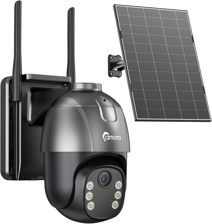 4G Solar Security Cameras Wireless Outdoor by CAMSTRO