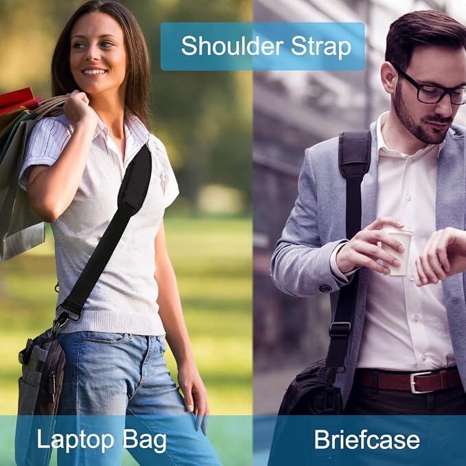 Universal Replacement Laptop Shoulder Strap, Durable 55" Adjustable Comfortable - Image 7