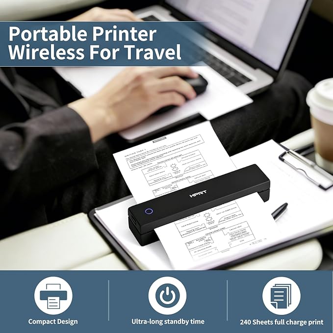 HPRT Inkless Portable Printer Wireless - Image 5