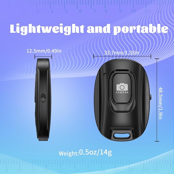 Wireless Camera Remote Shutter for iPhone and Android Smartphones 2 Pack - Image 6
