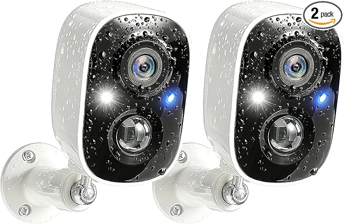 GMK Security Cameras Wireless Outdoor, 2K Battery Powered Cameras by GMK