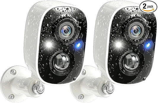 GMK Security Cameras Wireless Outdoor, 2K Battery Powered Cameras by GMK