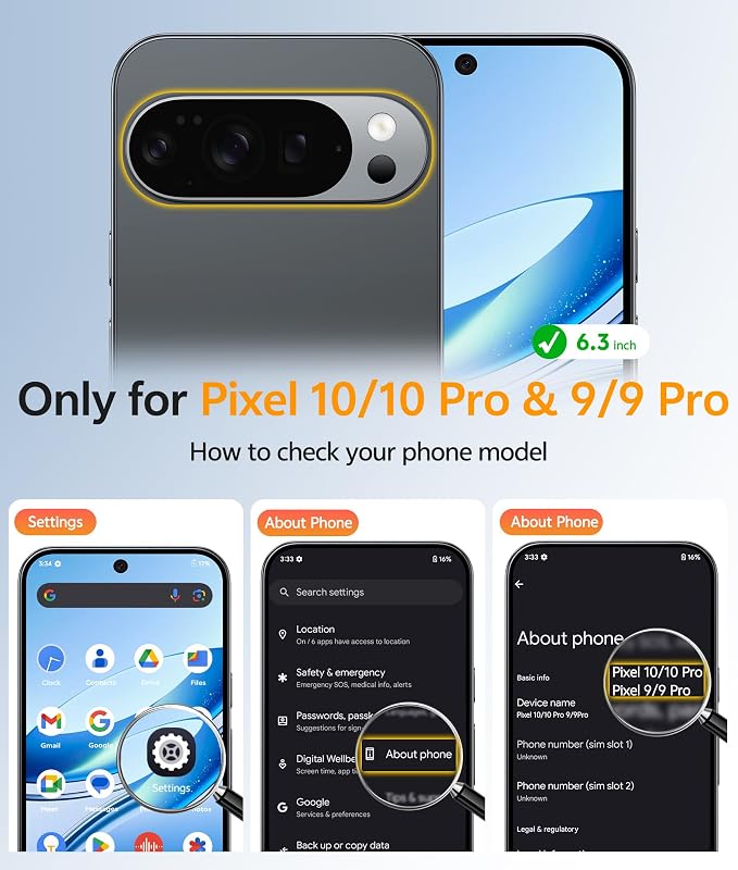 FNTCASE for Google Pixel 10 Pro Case: for Pixel 10 Case Translucent Matte Cases - Image 2