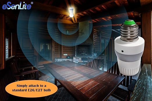 Radar Motion Sensor Lamp Socket Adapter – E26/E27 Retrofit Smart Light Upgrade - Image 6