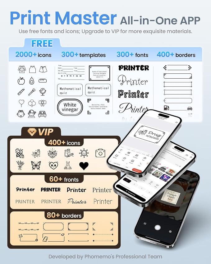 Phomemo M110 Label Makers- - Image 9
