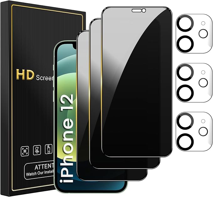 Romkasi 3 Pack Privacy Screen Protector by Unknown