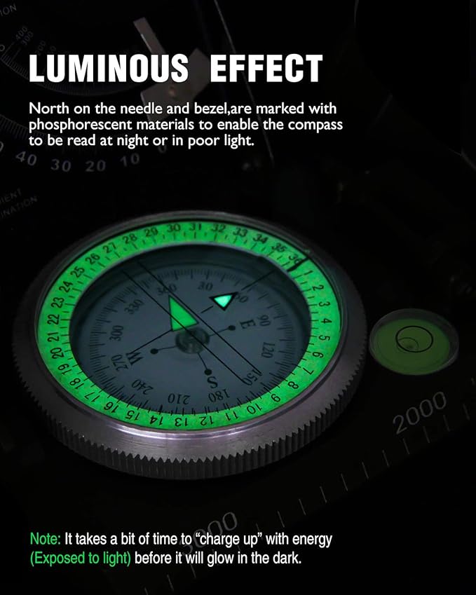 Eyeskey Multifunctional Military Sighting Navigation Compass - Image 6