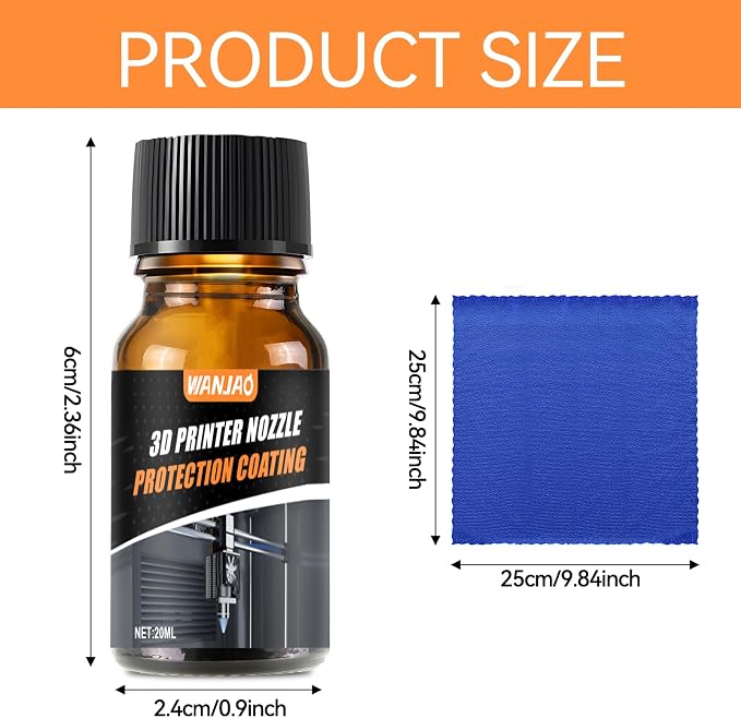 20ml 3D Printer Nozzle Protection Coating, 3D Printer Nozzle Cleaner High - Image 7