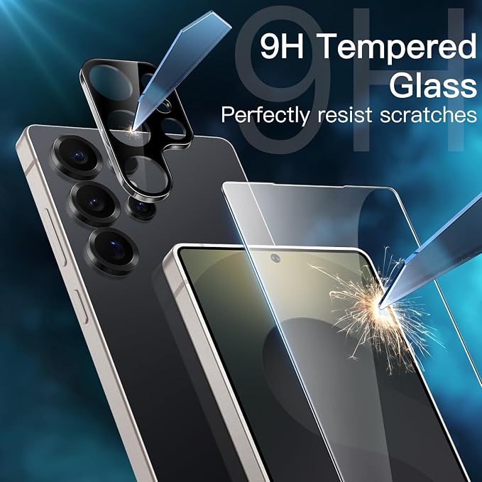 JETech Screen Protector for Samsung Galaxy S25 Ultra 5G - Image 4