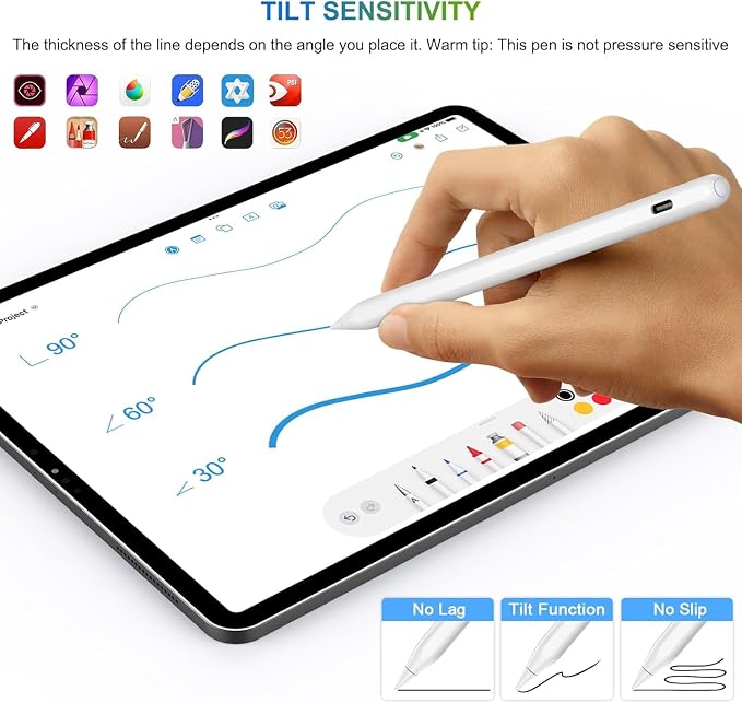 HATOKU Pencil 2nd Generation for Apple iPad, iPad Pencil - Image 4