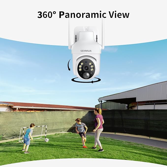 SEHMUA 2K Solar Security Cameras Wireless Outdoor - Image 6